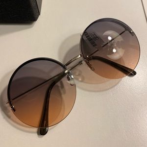 Round Frameless Sunglasses
